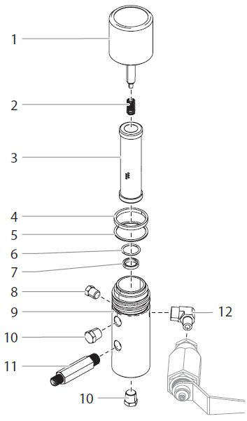 PowrTwin 6900 Plus DI High pressure filter